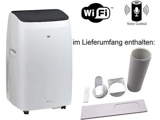 Starkes Mobiles Klimagerät BE COOL (16.000 BTU, WiFi, bis 58m²) - Top Zustand!